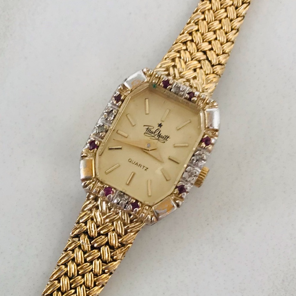 “Paul Maret” Diamonds and Rubies dress watch